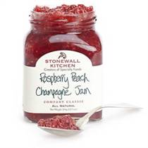 Raspberry Peach Champagne Jam