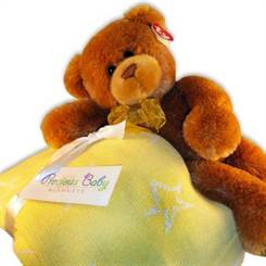 Baby`s First Teddy Bear Basket