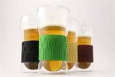 Dimple Beer Glass
