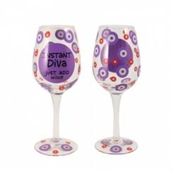 Instant Diva Wine Glass