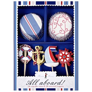 Nautical Cupcake Kit