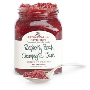 Raspberry Peach Champagne Jam