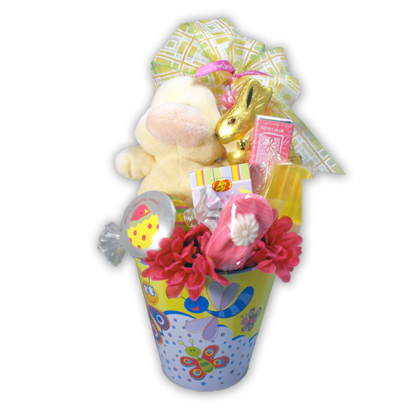 Pink & Yellow Easter Basket