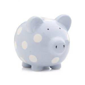 Blue Piggy Bank