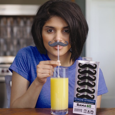 Stache Straws