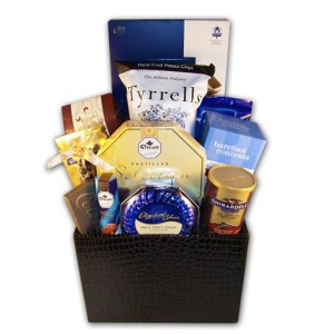 Blue Gourmet Basket
