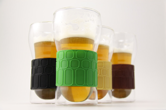 Dimple Beer Glass