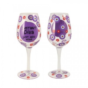 Instant Diva Wine Glass