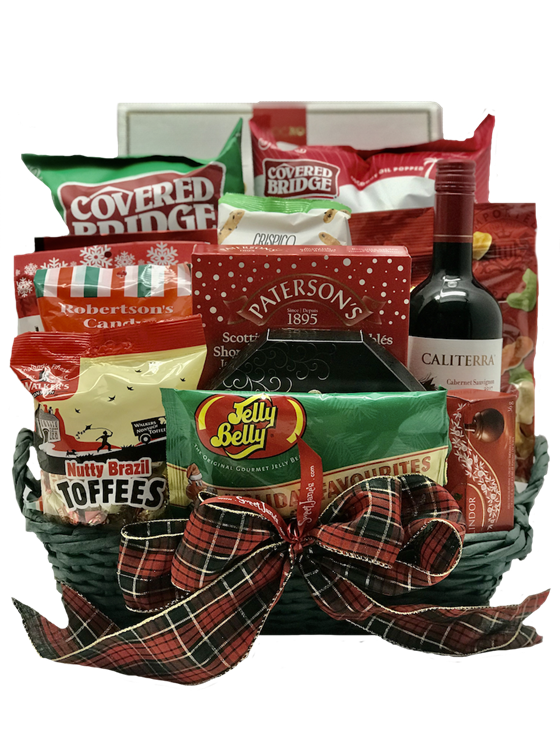 Whimsical Wine and Dine Basket