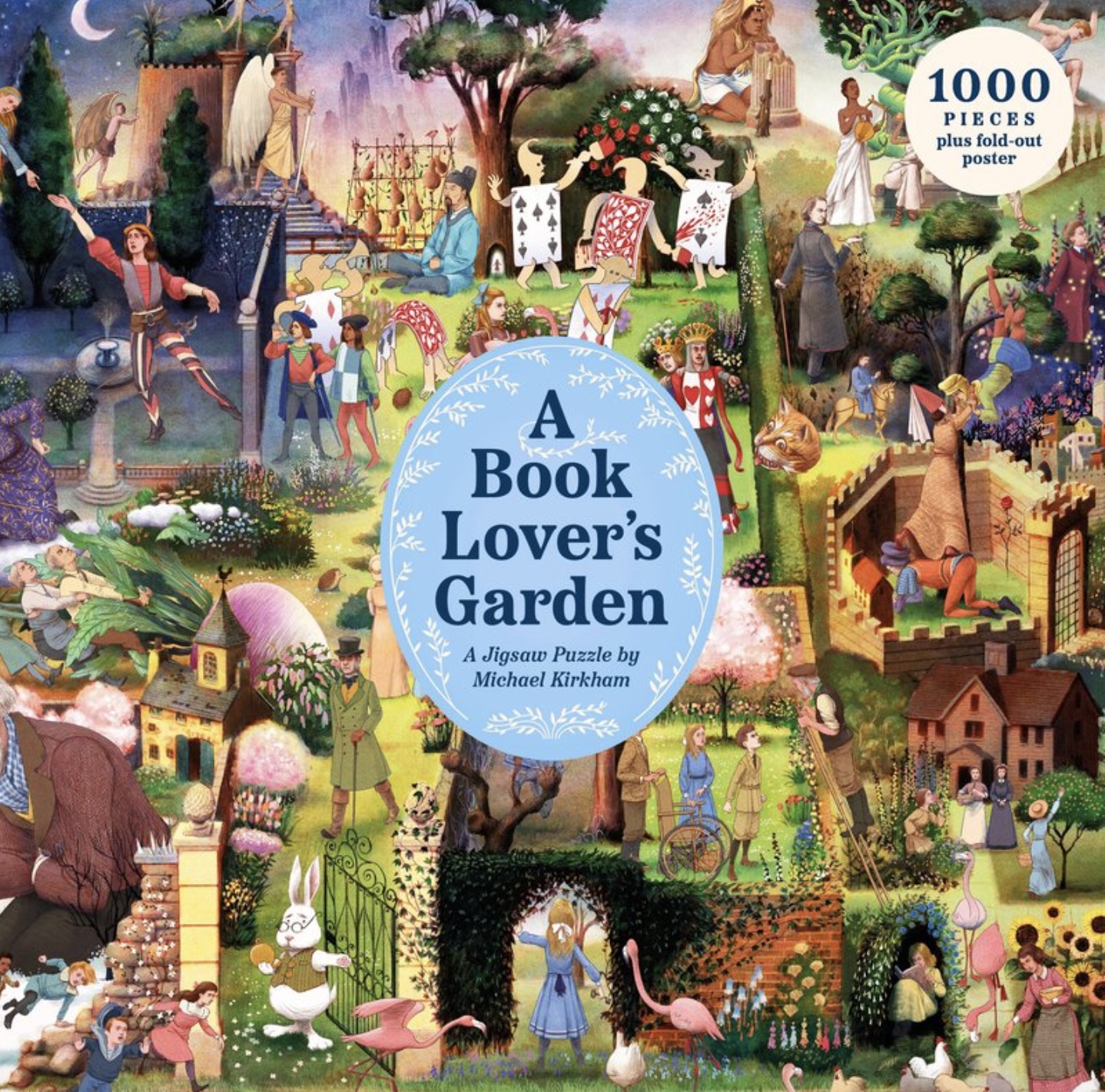 A Book Lover's Garden Puzzle