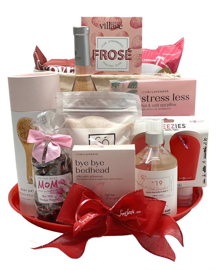 Mom's Relaxation Retreat Gift Basket