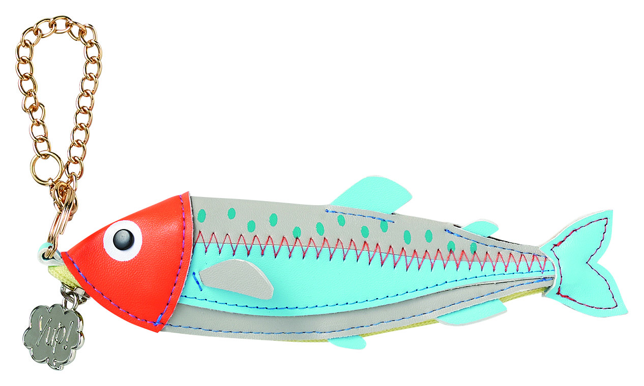 Blue Fish Pouch