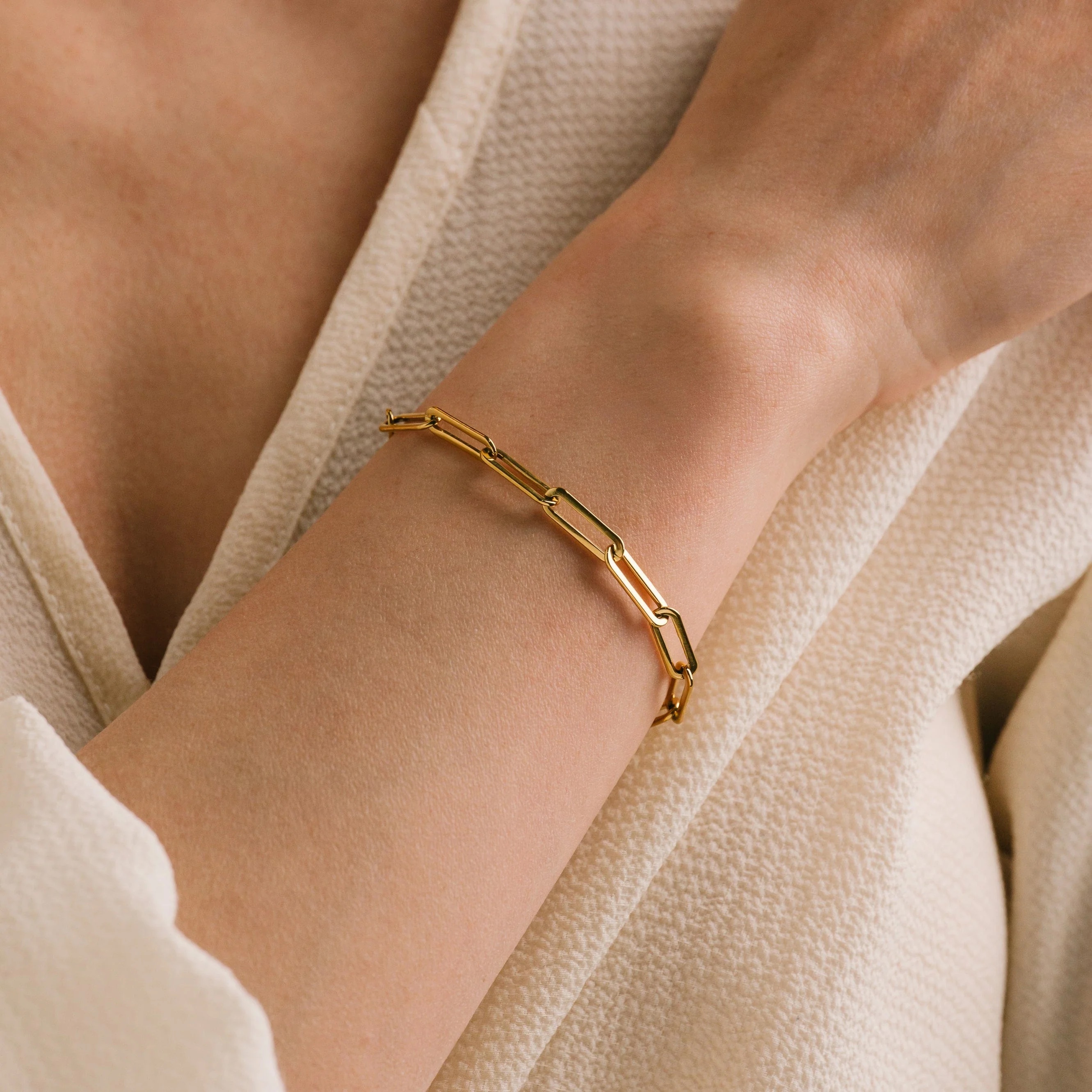 Bold Paperclip Bracelet