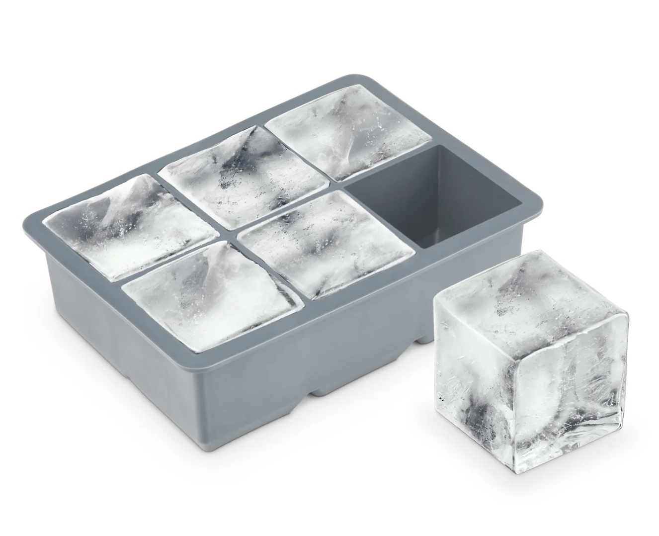 Extra-Large 6 Cube Ice Mould Tray