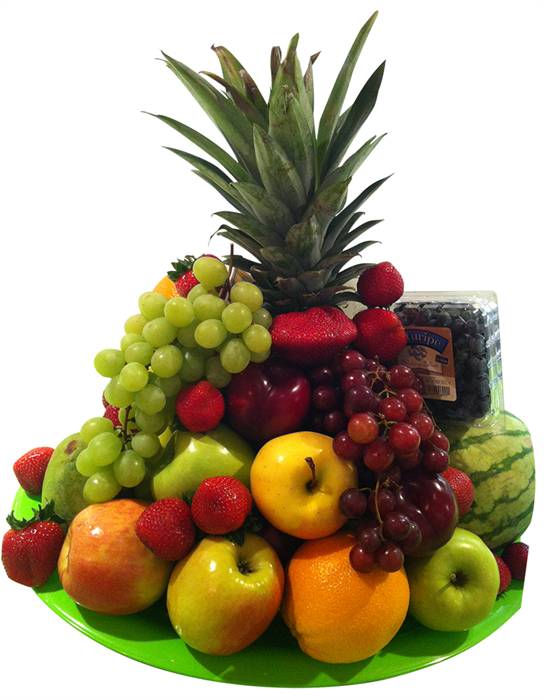 Fresh Fruit and Chocolate Gift Basket