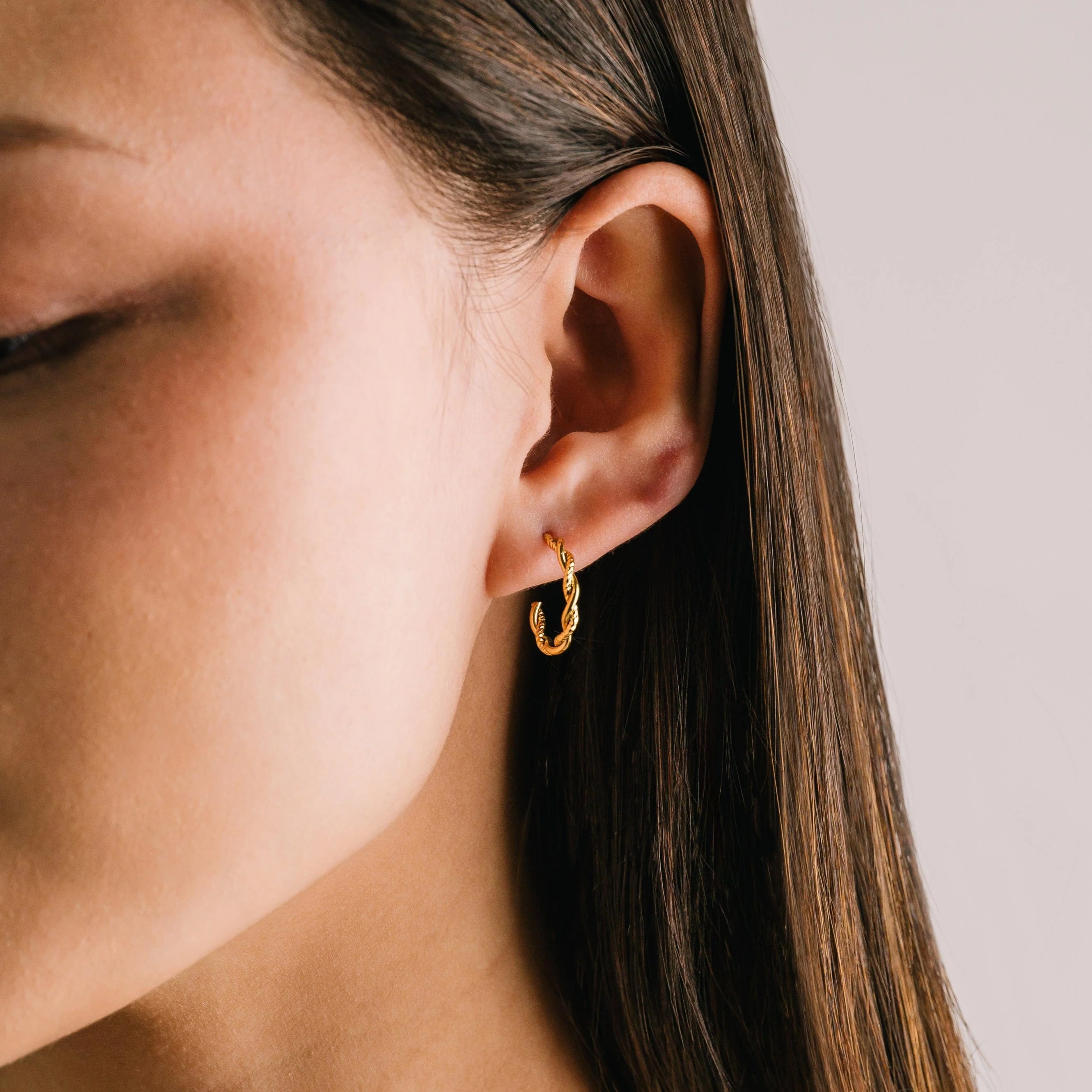 Gold Josie Hoop Earrings