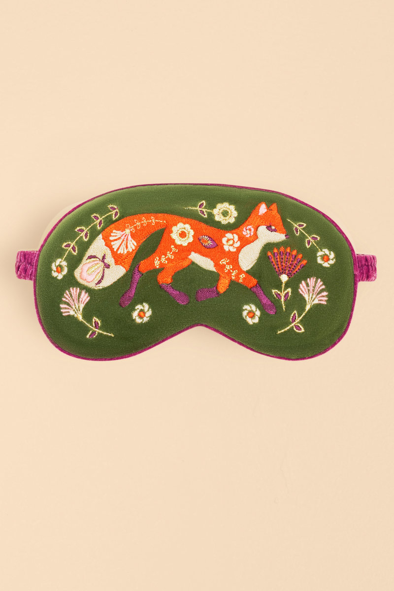 Lavender Velvet Eye Mask - Scandinavian Fox