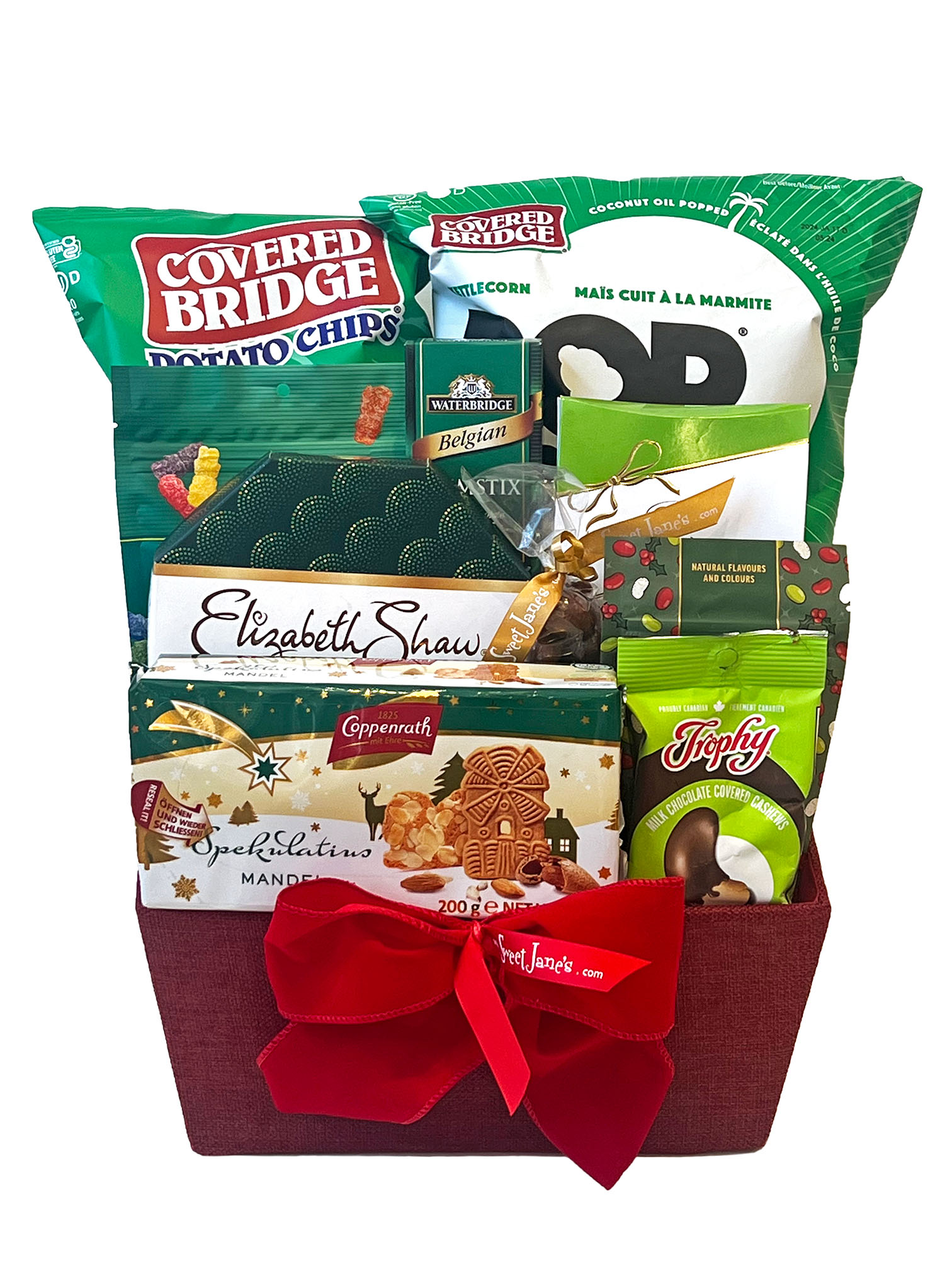 Holly Jolly Wine Gift Basket – Christmas gift baskets – Canada delivery -  BroCrates Canada
