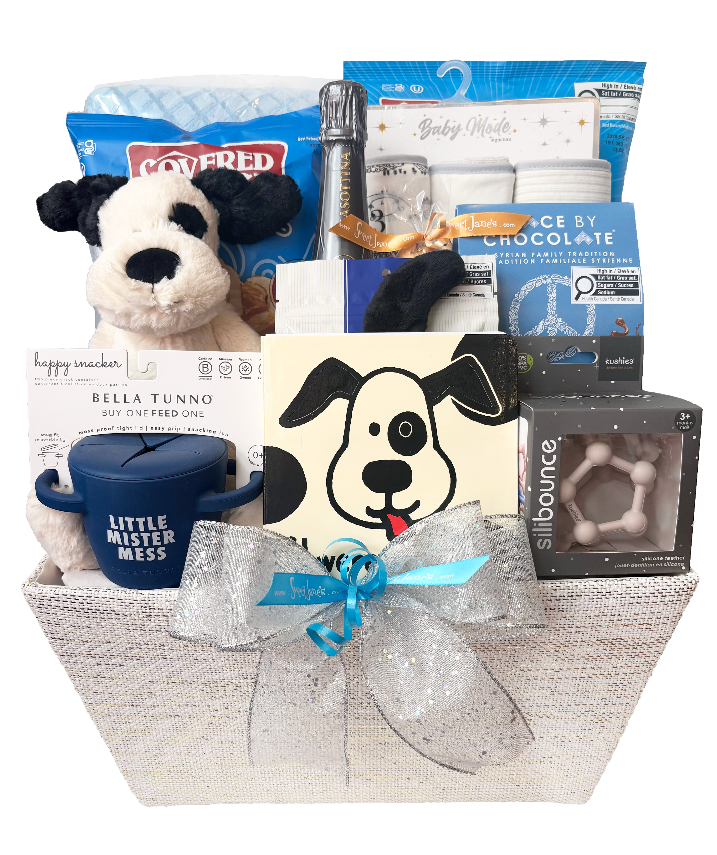 Paws and Bubbles Baby Basket