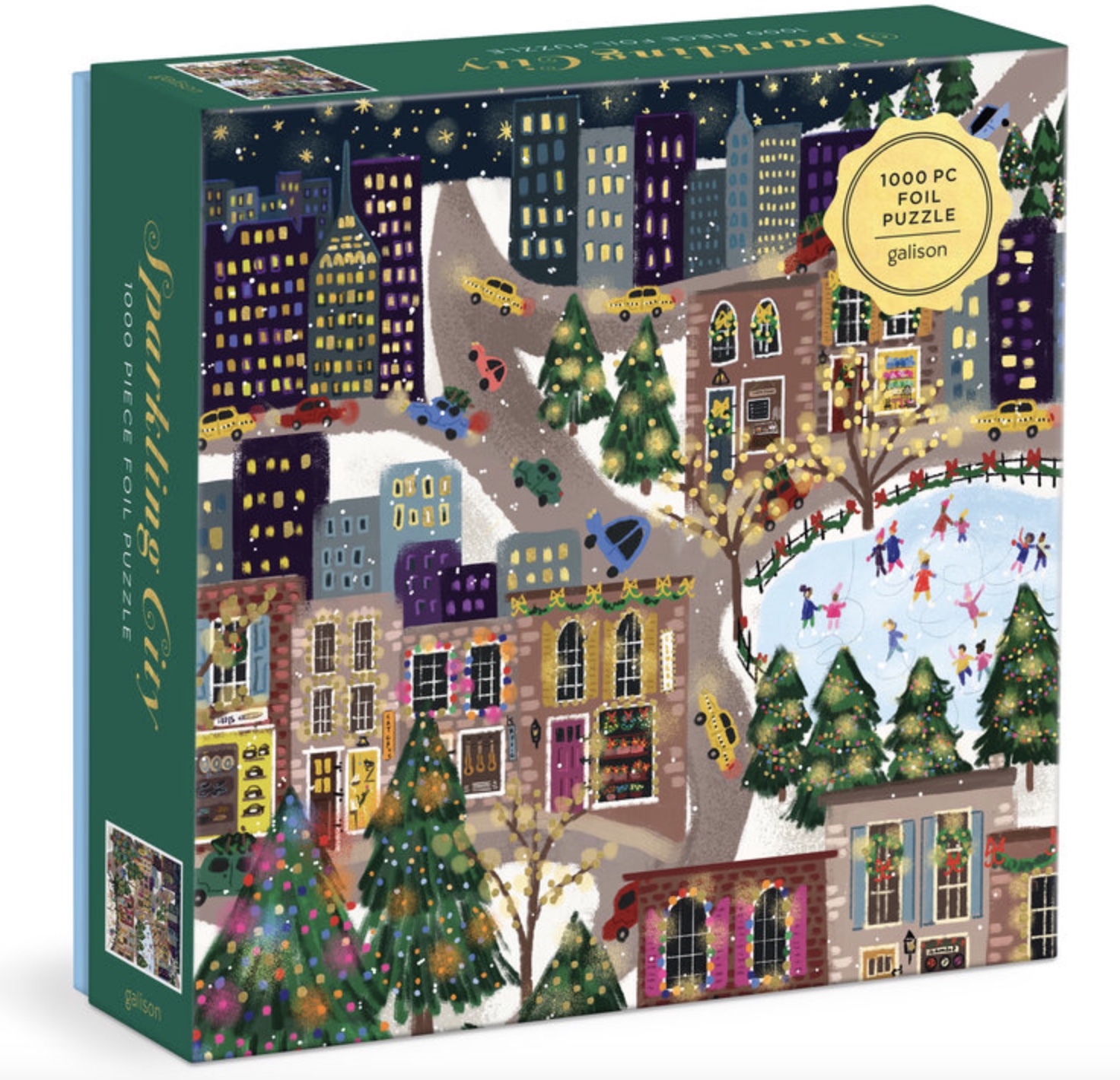 Sparkling City 1000 Piece Foil Puzzle