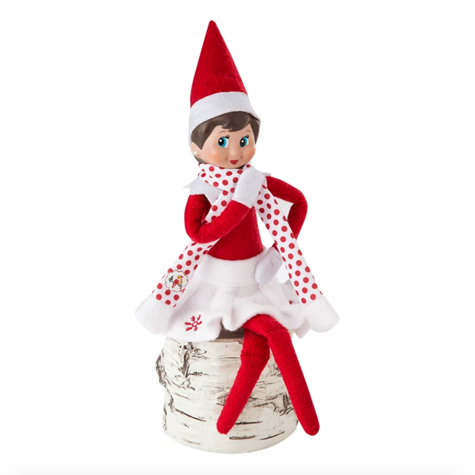 Elf on the Shelf Claus Couture Snowflake Skirt and Scarf