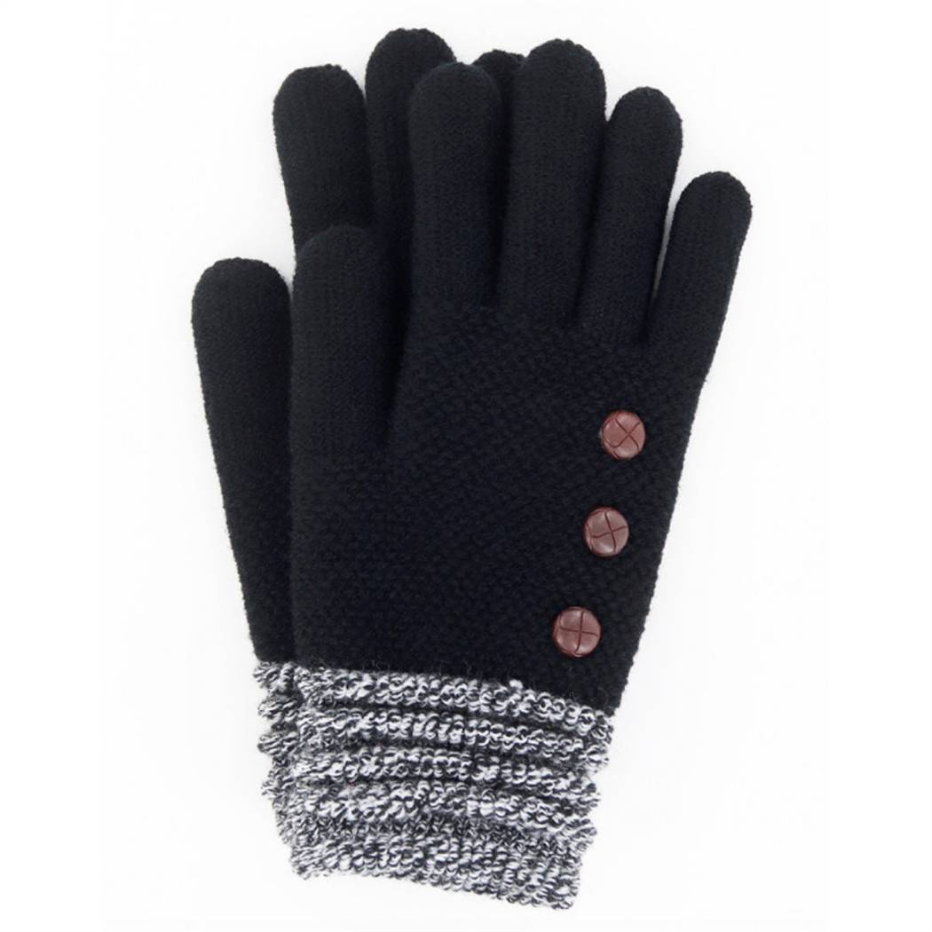Britt's Knit's Knit Gloves Black