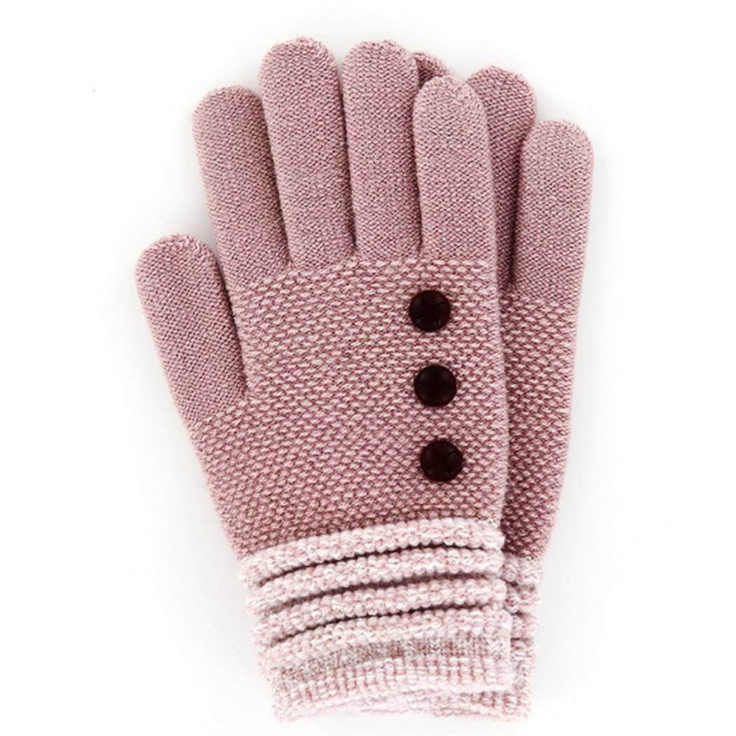 Britt's Knit's Knit Gloves Pink
