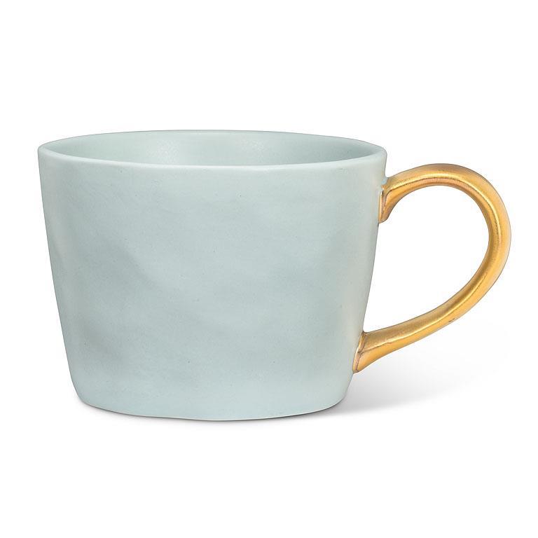 Matte Cup with Gold Handle