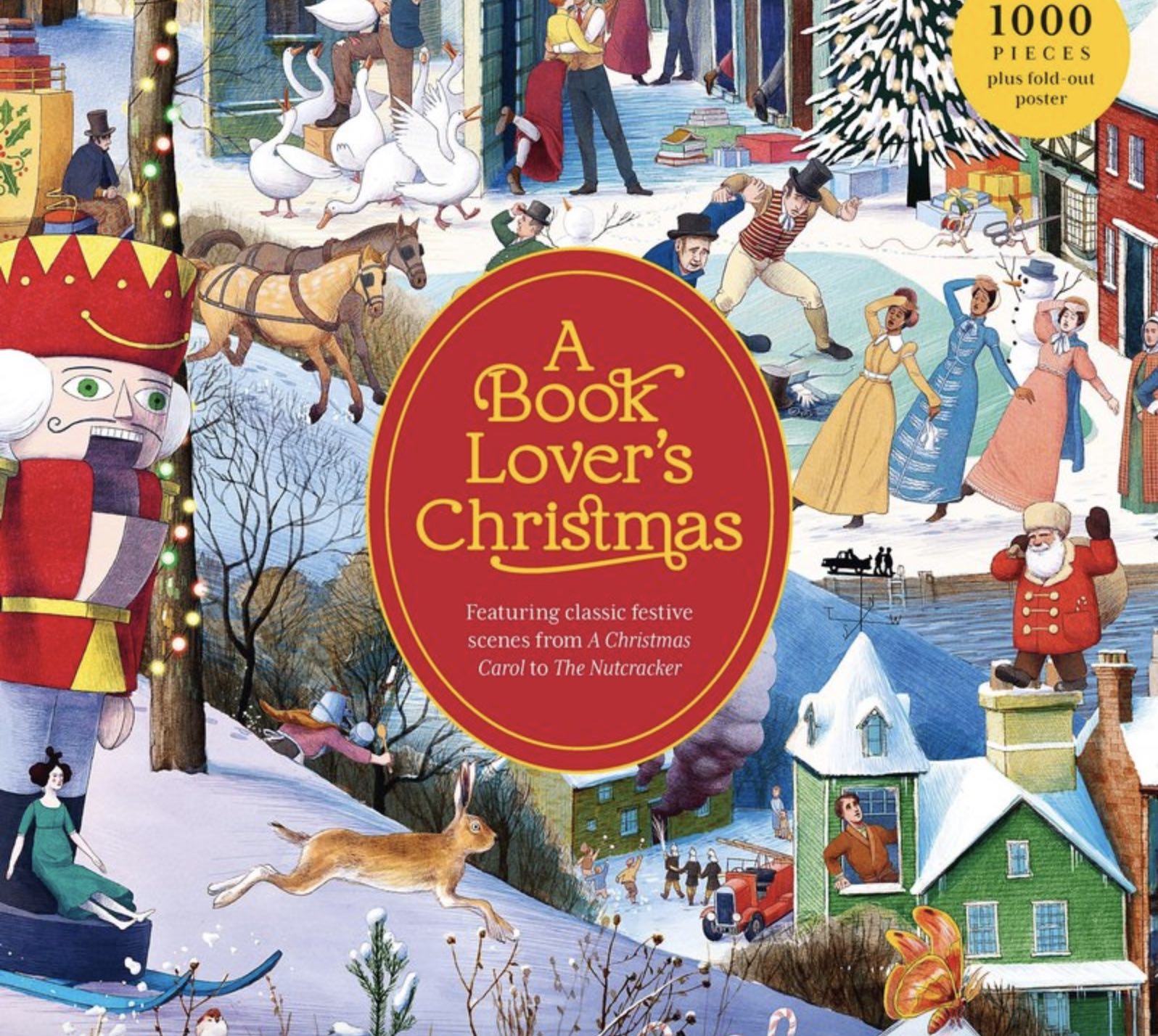 A Book Lovers Christmas 1000 Piece Puzzle
