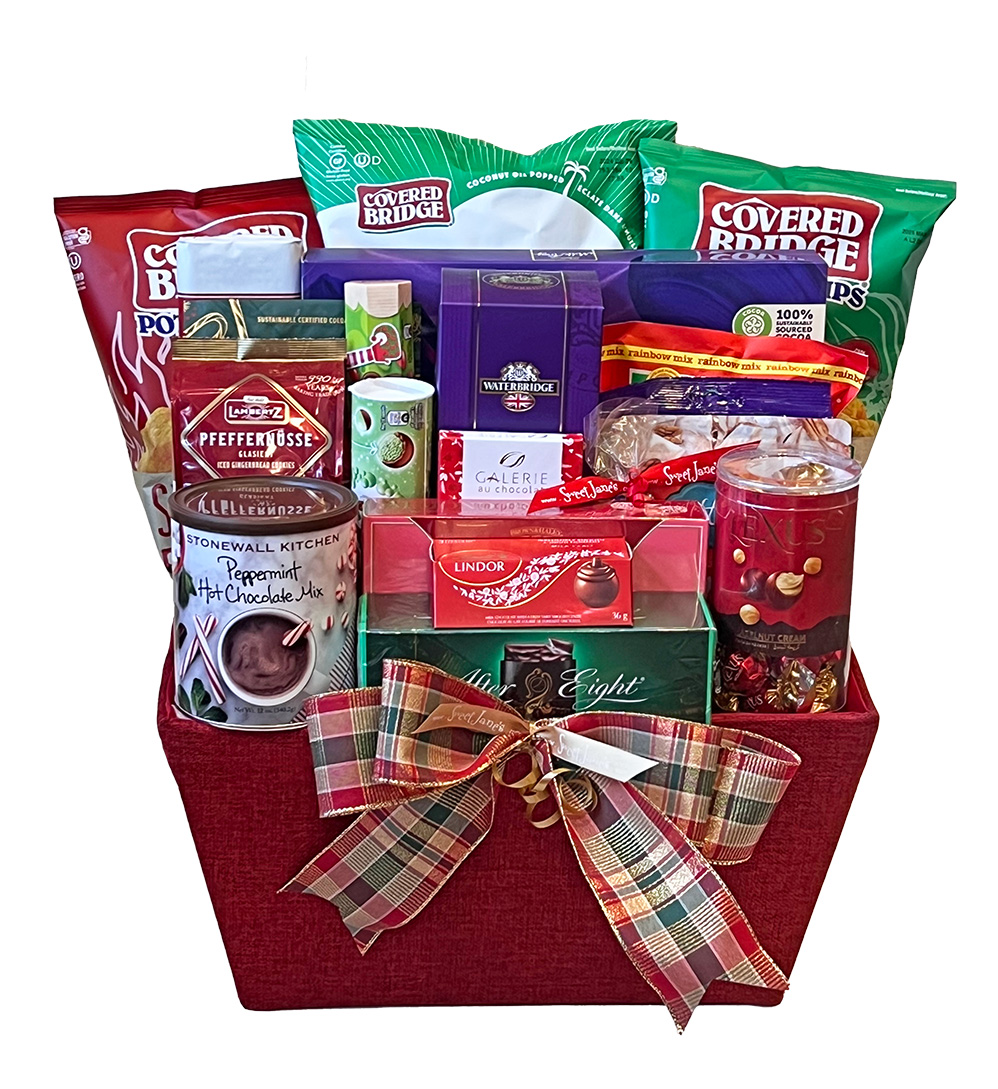 A Holly Jolly Gift Basket