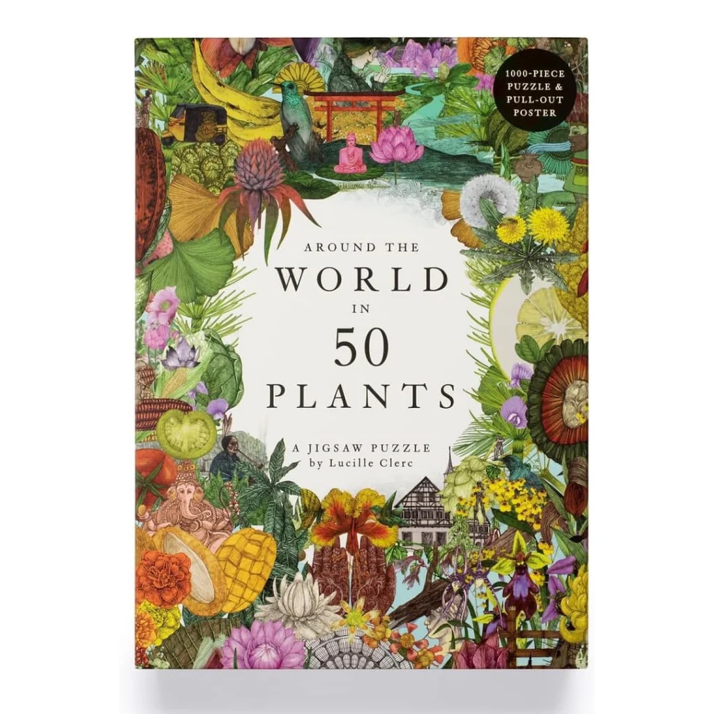Around the World in 50 Plants 1000 Piece Puzzle