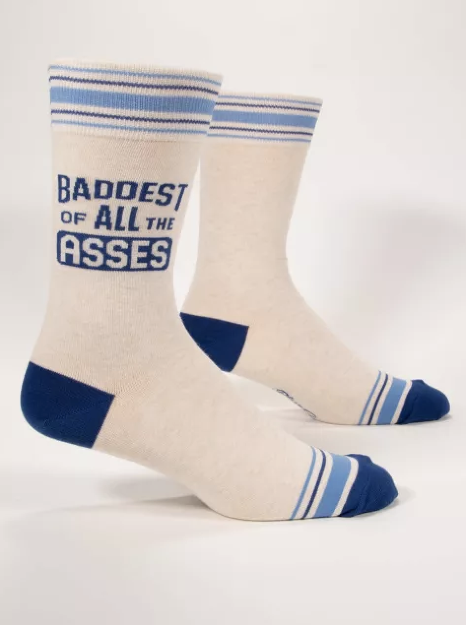 Blue Q Baddest of All Asses Socks