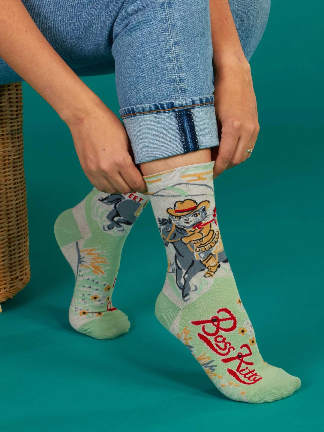 Boss Kitty Socks