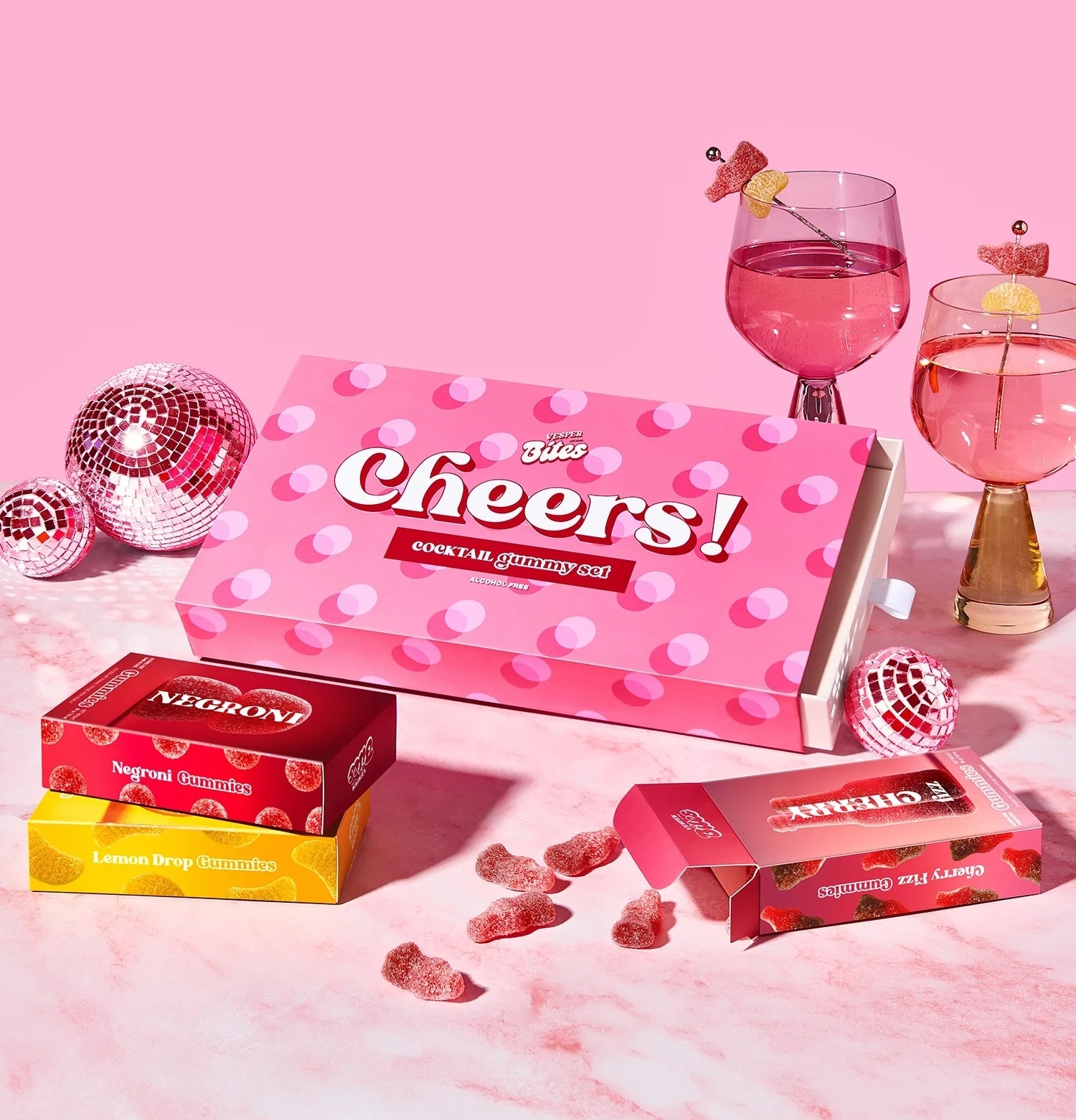 Cheers! Cocktail Gummy Set