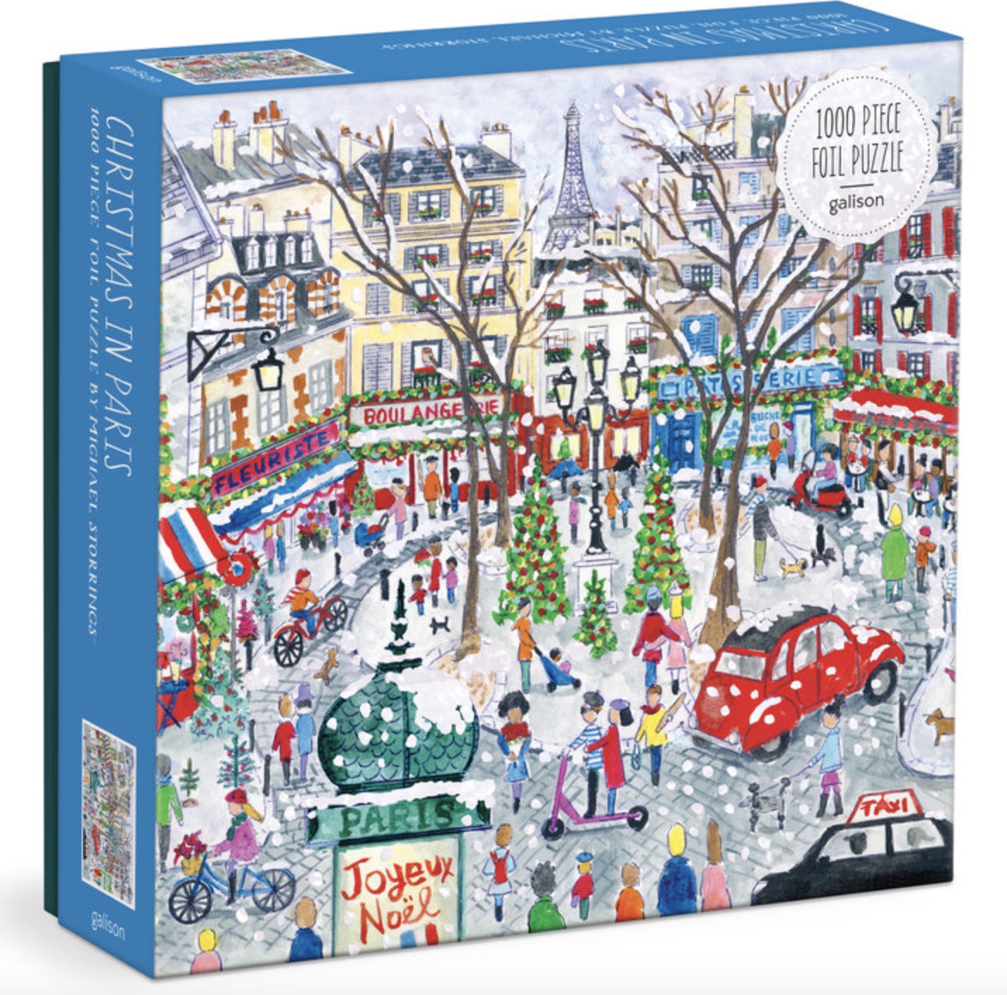 Christmas in Paris 1000 Piece Foil Puzzle