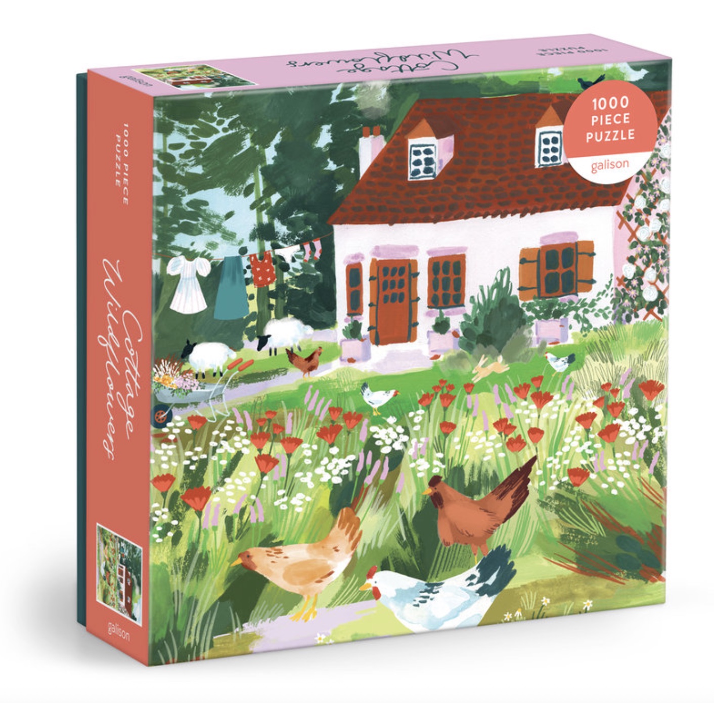 Cottage Wildflowers 1000 Piece Puzzle