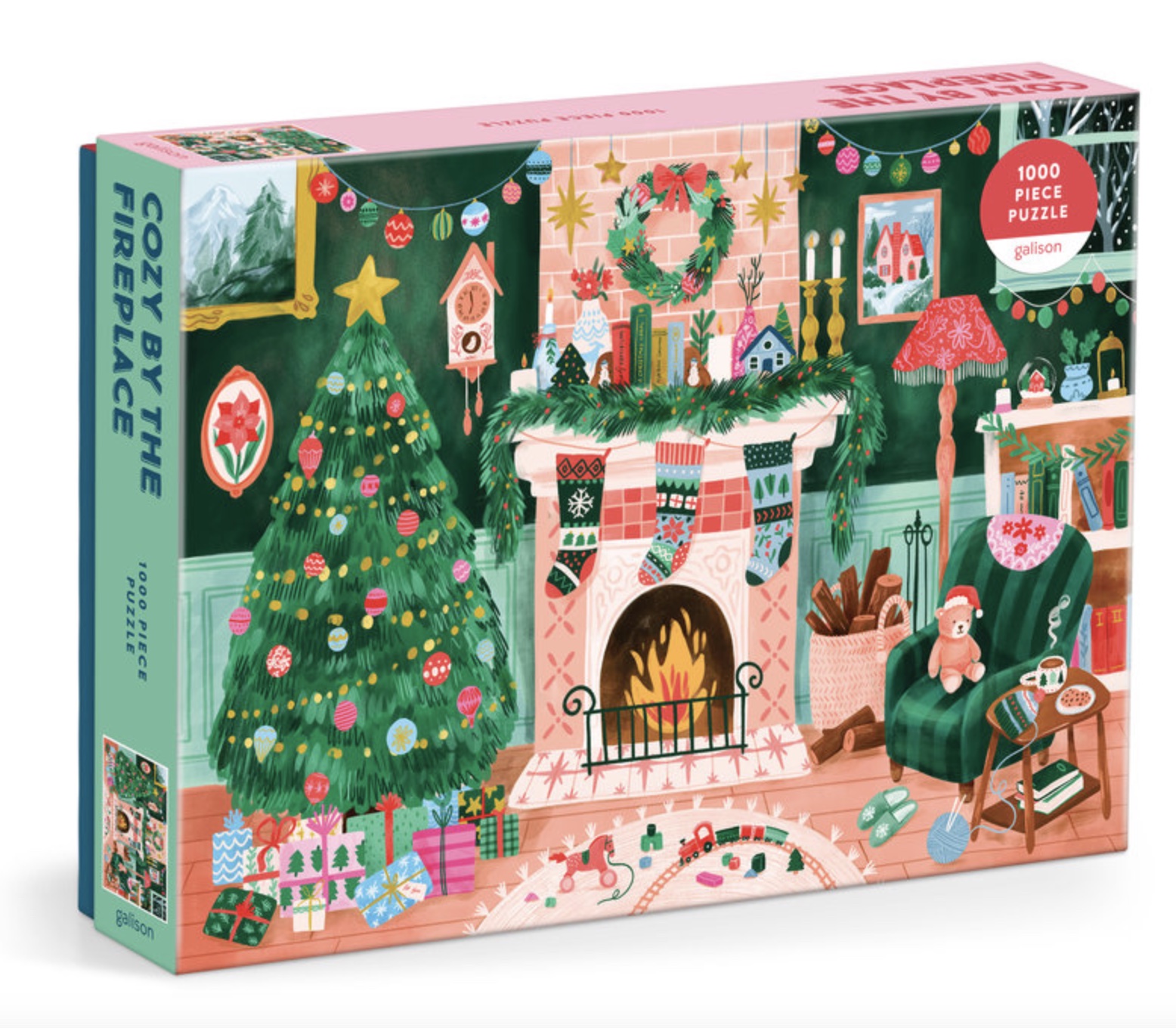 Cozy by the Fireplace 1000 Piece Puzzle