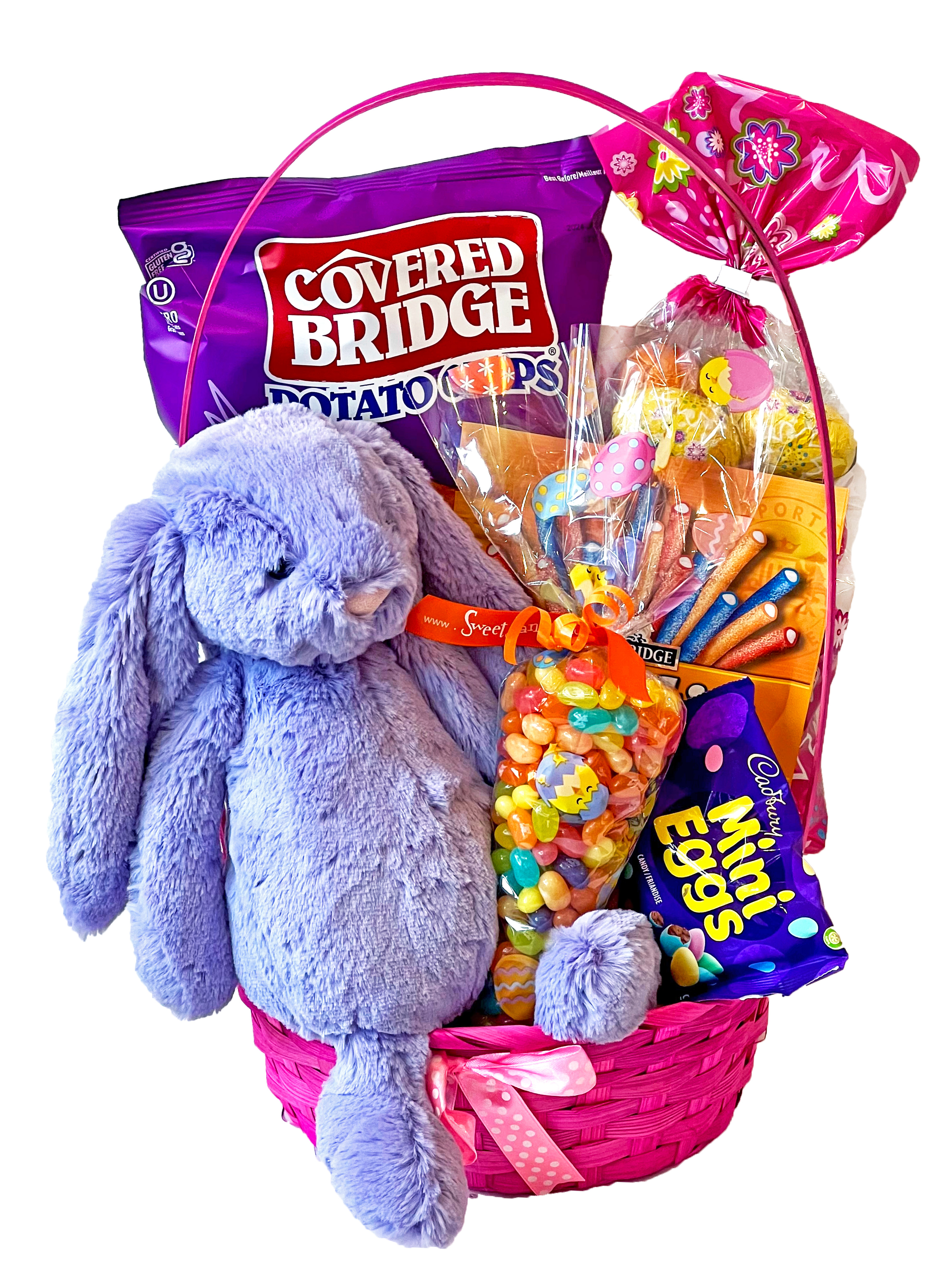 Purple Petal Easter Basket
