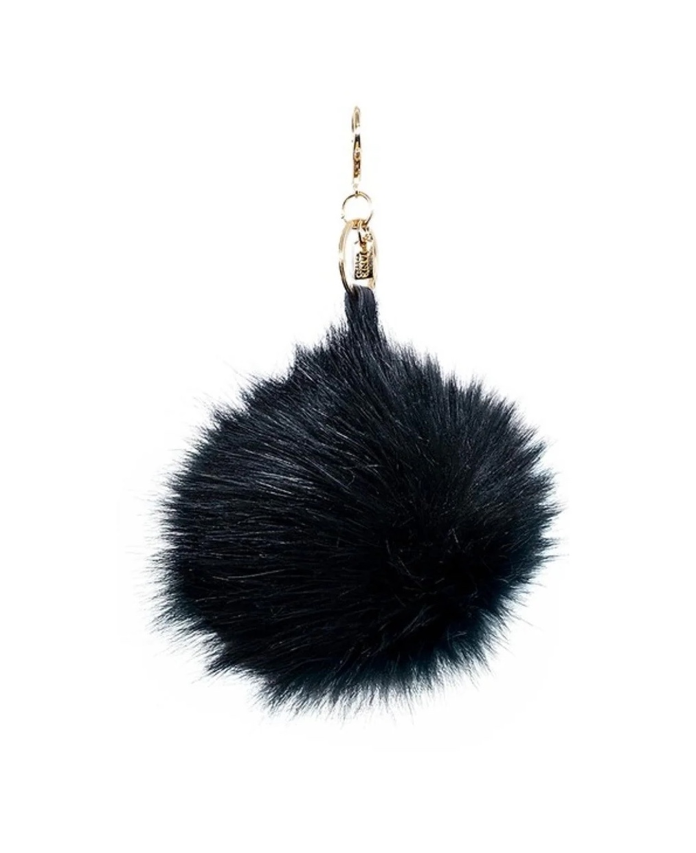 Faux Single Pom Black
