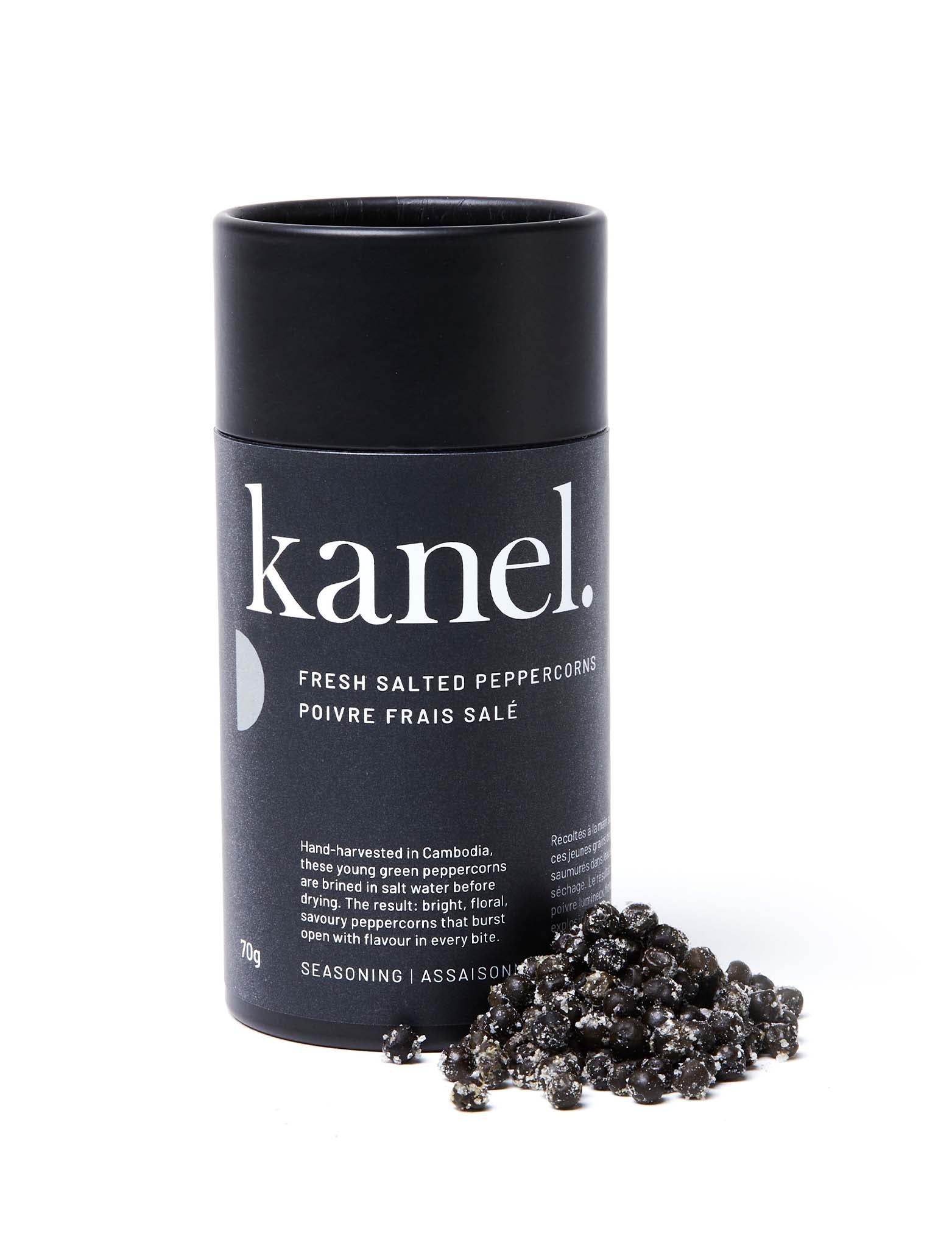 Fresh Salted Peppercorns Seasoning