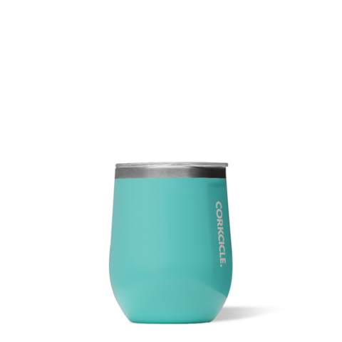 Classic Corkcicle Stemless 12oz. Turquoise