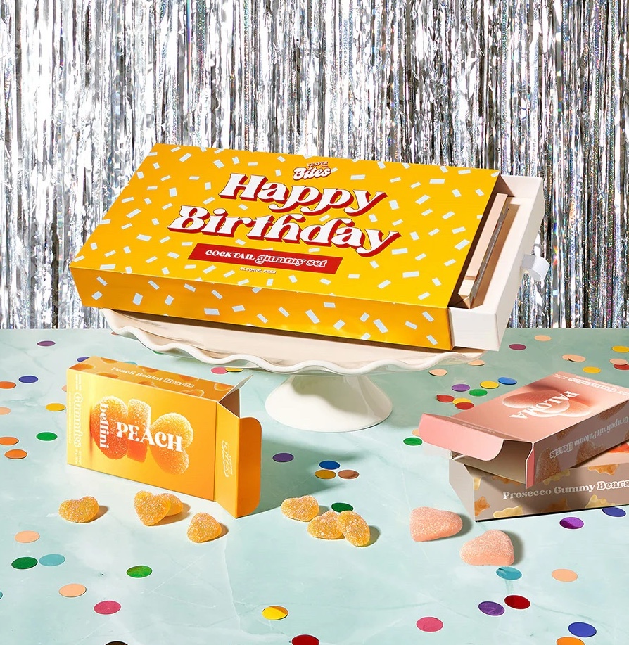 Happy Birthday Cocktail Gummy Set