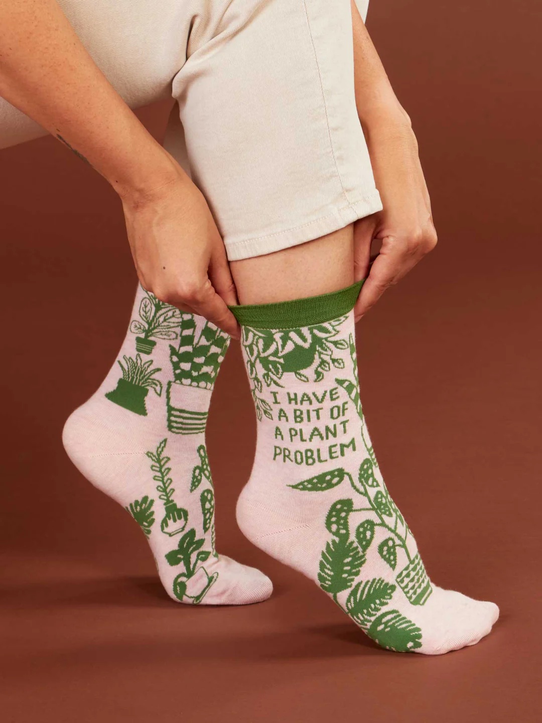 I Have A Bit Of A Plant Problem Socks