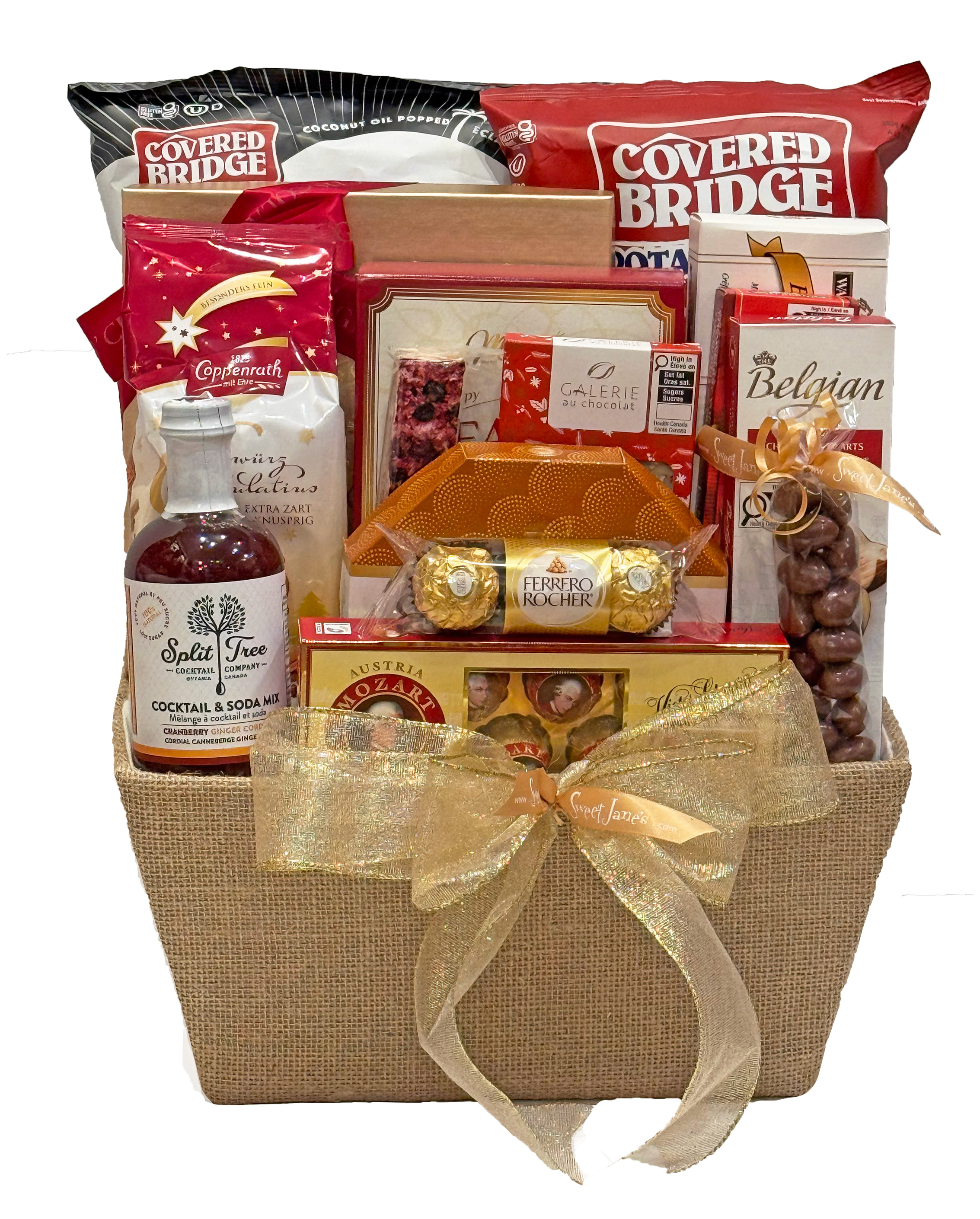 Jingle Bows Gourmet Gift Basket