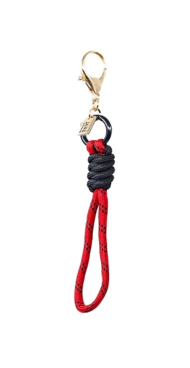Knotted Chord in Red/Black