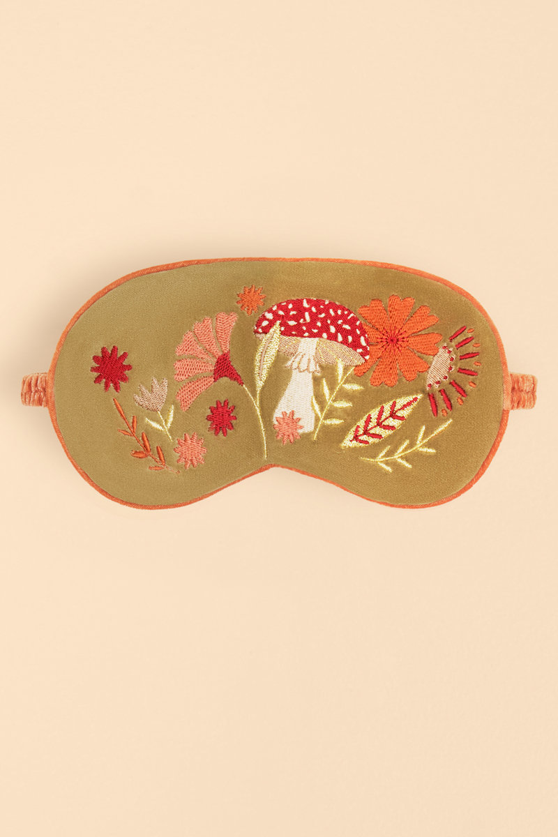 Lavender Velvet Eye Mask - Tranquil Toadstool