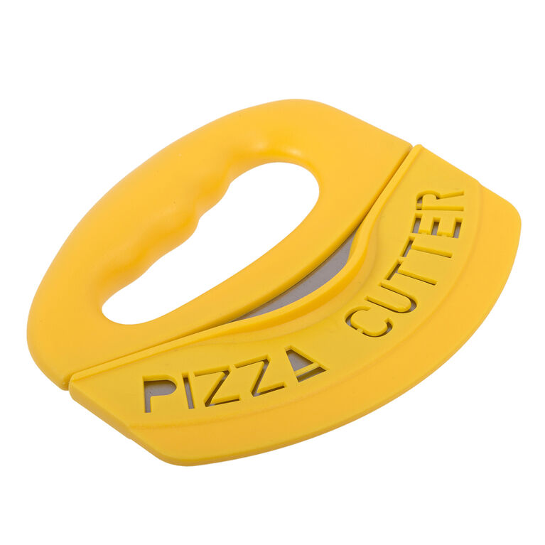 Pizza Cutter with Protective Blade