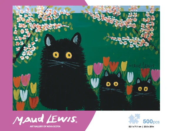 Maud Lewis Black Cats Puzzle