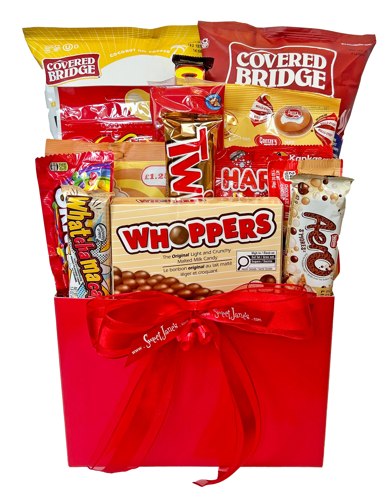 Radiant Red Gift Basket