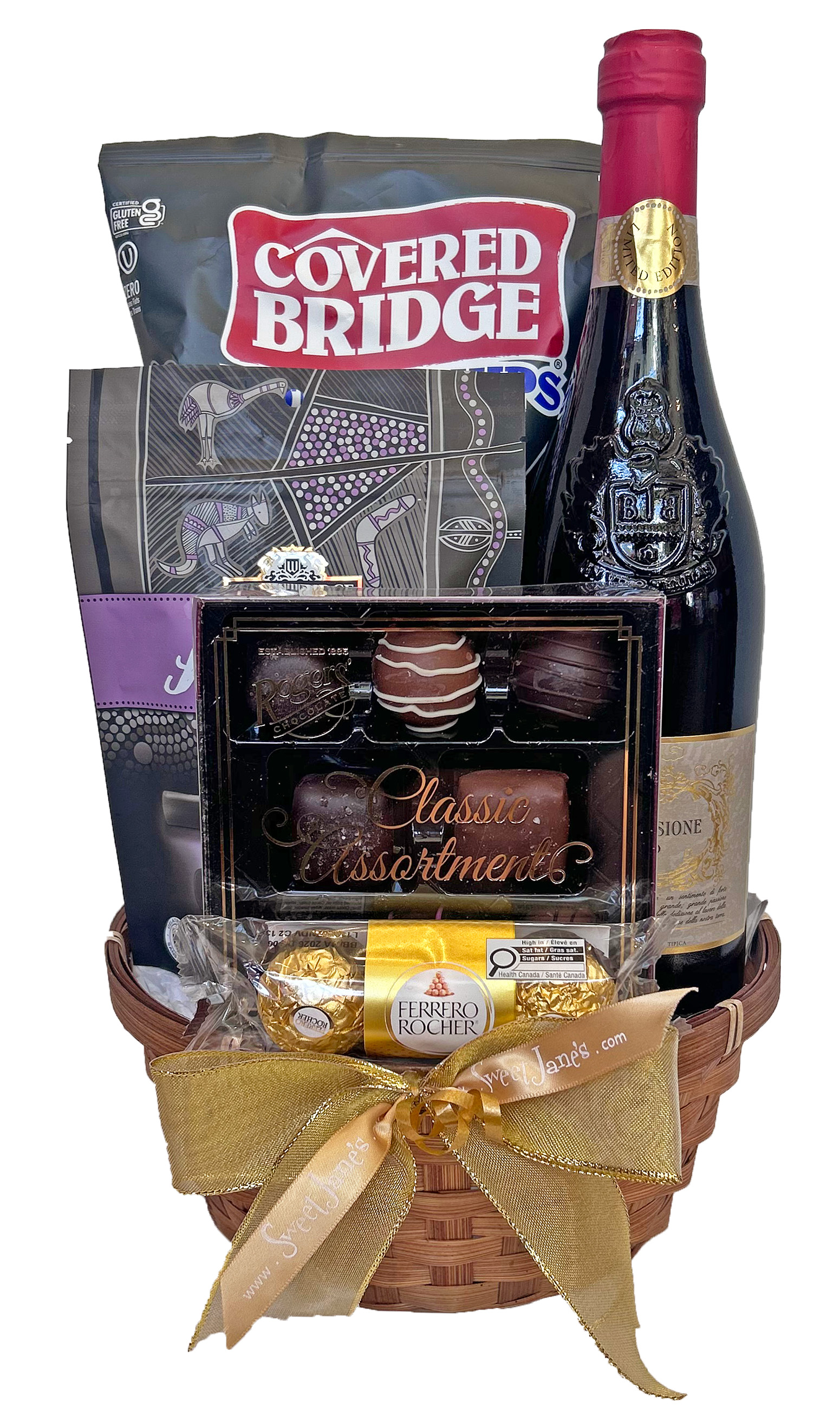 Red Wine Lover Basket